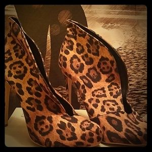 Leopard 5 inch Heels
